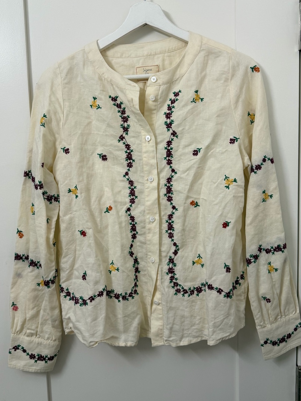 Sezane Elvio Shirt x Lucia Vergara - Picture 3 of 8